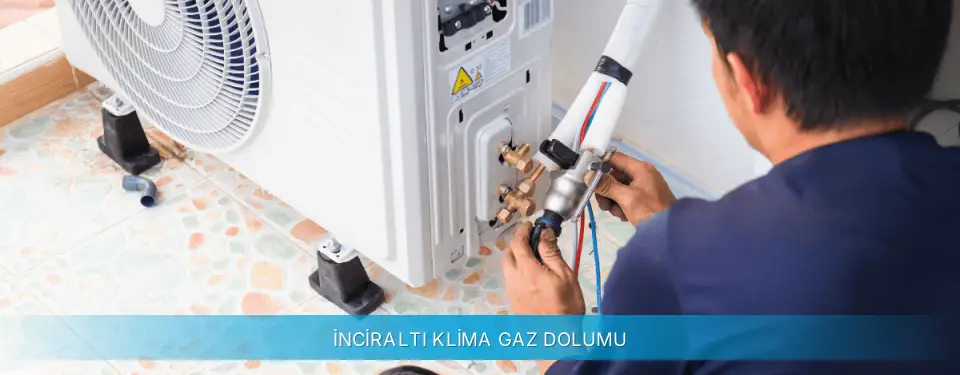 İnciraltı İlçemi Daikin Klima Gaz Dolumu